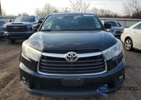 2015 Toyota Highlander Xle from USA, damaged, VIN 5TDJKRFH8FS202929